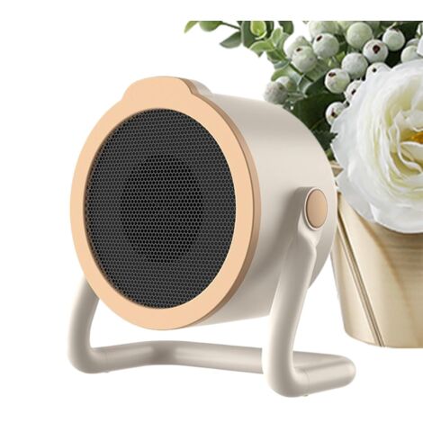 Petit Chauffage D'appoint Silencieux, Petit Radiateur Électrique Pour Camping Car, Mini Chauffage Electrique 500w, Pour Maison Chambre Bureau Garage Tente Salon Étude Dortoir