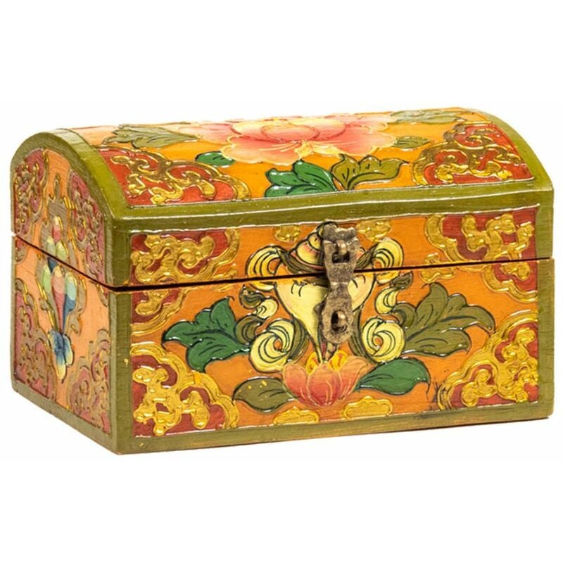 Petit Coffret tibétain lotus