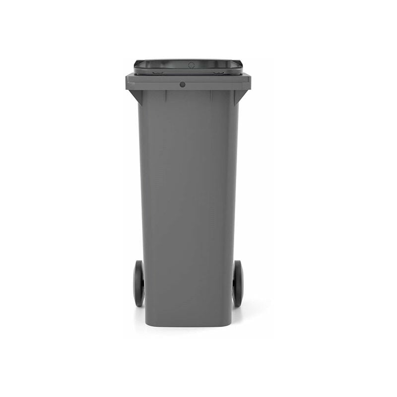 Conteneur poubelle 240 litres à préhension frontale - couvercle vert kaki - 580 x 725 x 1075 mm - 210005GAGA/VK