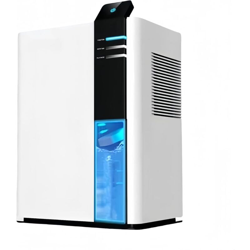 Petit Déshumidificateur Maison avec Réservoir d'eau 3 litres Déshumidificateur Salle Bain Réglage Lumière Colorée Salle Bain Dispositif