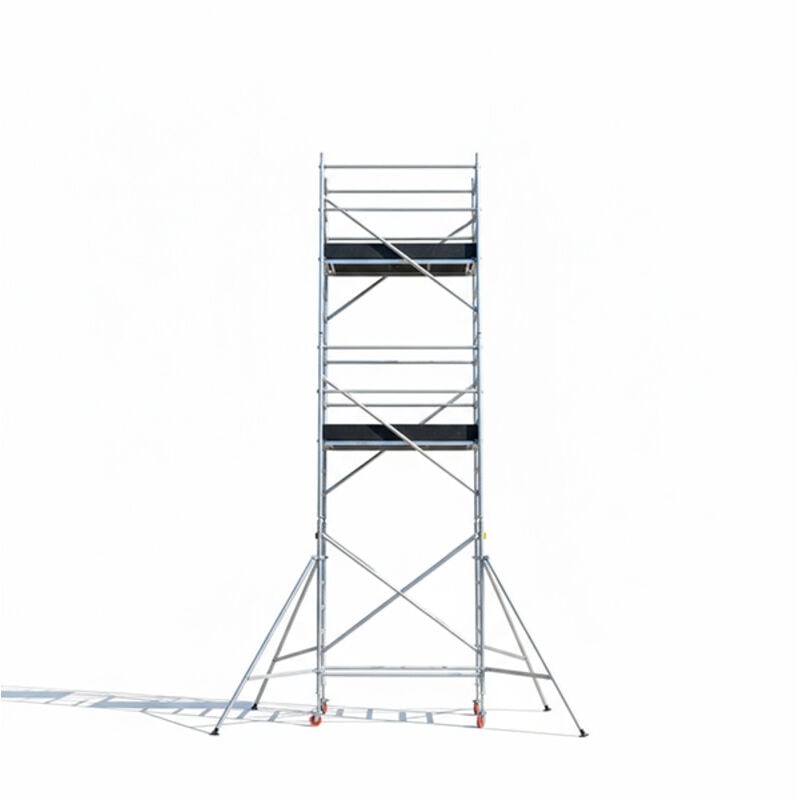 Matisère - Echafaudage roulant 2 plateaux - Hauteur maximale de travail 6.84m - EURXHD-4GT