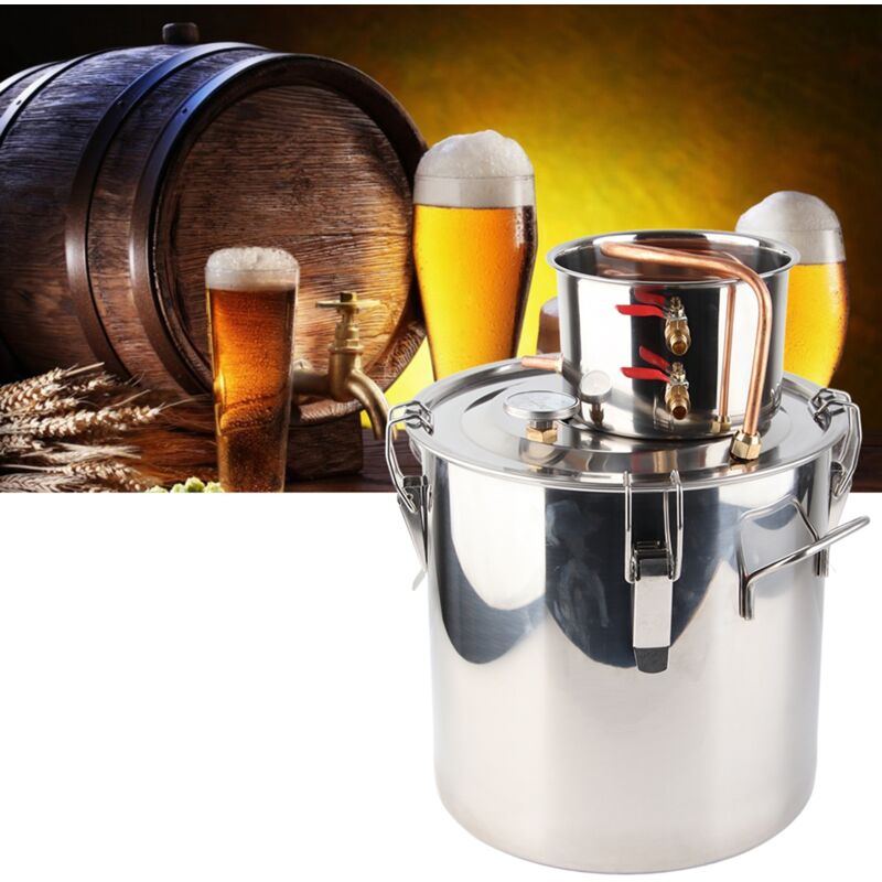 Petit équipement de production d'eau distillée en barrique de vin domestique Machine à rosée pure 20 l