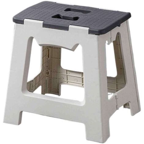 Petit escabeau pliant d'extérieur, échelle portable robuste avec poignée, pour salle de bain/salon/bureau