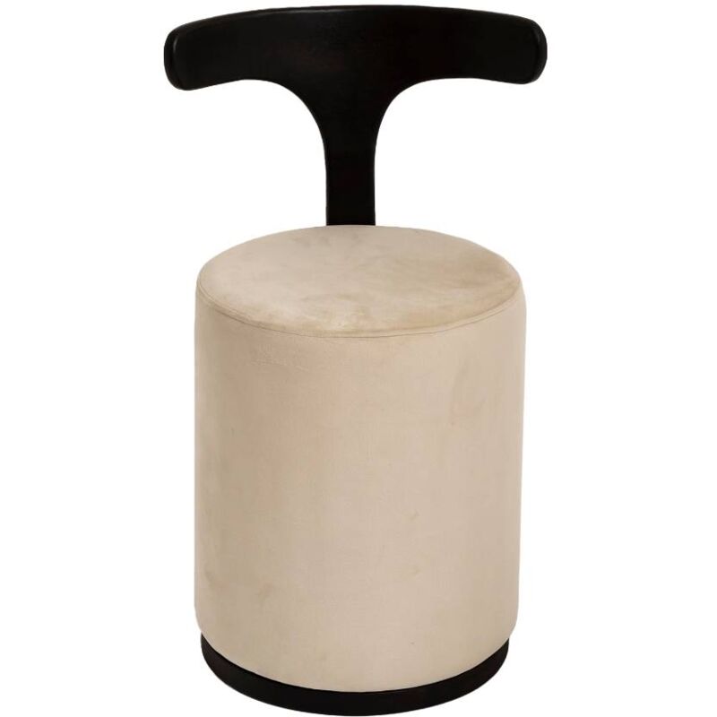 Made In Meubles - Petit Fauteuil blanc en manguier Adonis