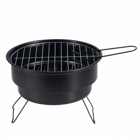 Petit gril de pique-nique de gril de charbon de bois de gril portatif se pliant extérieur