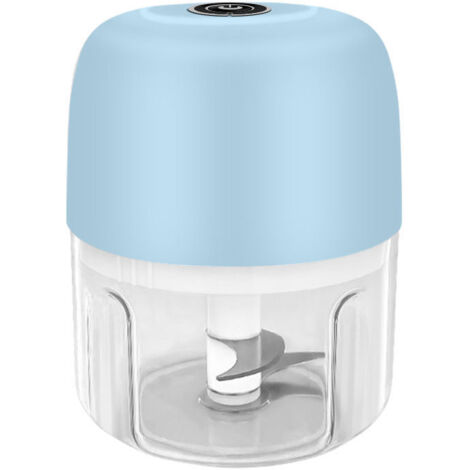 Petit Hachoir Électrique Alimentaire Sans Fil Rechargeable, Mini Robot de Cuisine, Portable Hachoir Broyeur Ail légumes viande