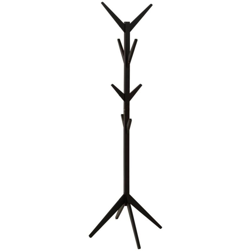 Five - Porte-manteaux 8 crochets bois noir - 5