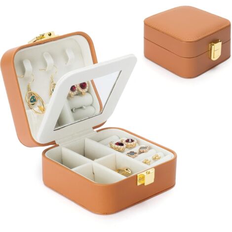 Petit organisateur de Boîte à bijoux de voyage-Fei Yu