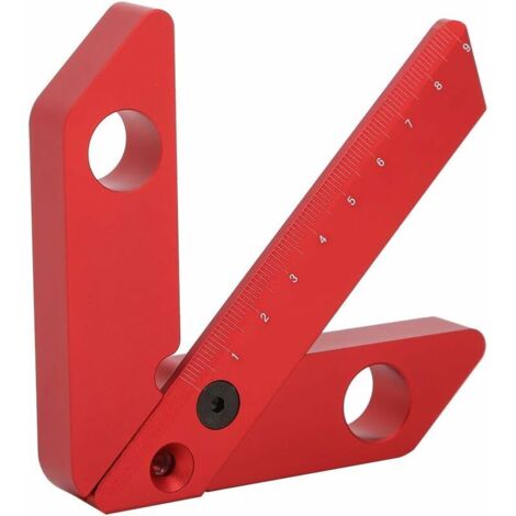 Petit outil de traçage à angle droit de 45/90 degrés, indicateur de ligne, centres pratiques de marquage de tracé central