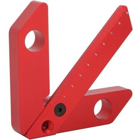 Petit outil de traçage à angle droit de 45/90 degrés, indicateur de ligne, centres pratiques de marquage de tracé central