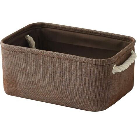 Petit panier de rangement Chien Jouet Panier de rangement Tissu Panier Toile Bac de rangement