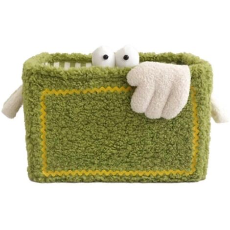 Petit panier de rangement pliable pour la maison, idéal pour ranger jouets, snacks, cosmétiques et autres objets. Cadeau idéal pour organiser vos affaires.