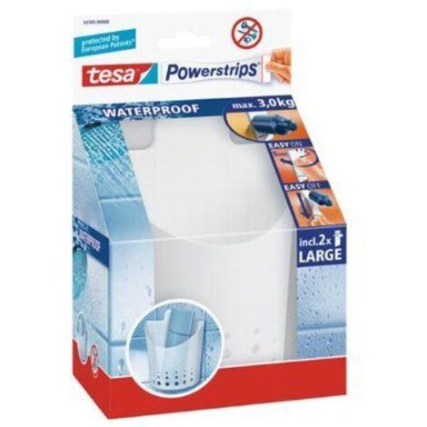Petit panier de salle de bain Tesa Powerstrips