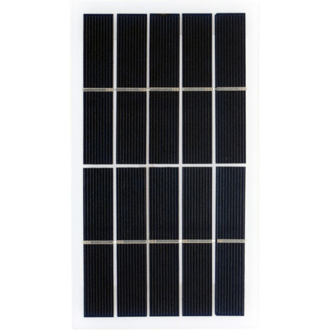 Petit panneau solaire 2 W 5 V en silicium polycristallin, cellule solaire portable étanche, compatible avec lampadaire, lampe de jardin, ventilateur, pompe