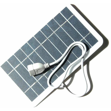 Petit panneau solaire, petit panneau solaire avec USB bricolage cellule solaire en silicium monocristallin étanche camping panneau solaire d'alimentation portable pour banque d'alimentation téléphone
