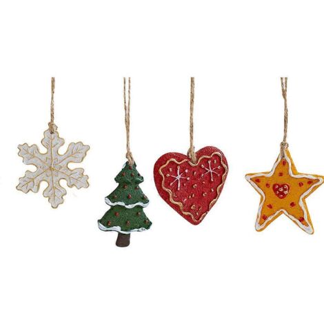 Petit pendentif suspendu en résine, décoration intérieure, décoration de porte de Noël, breloques pour sapin