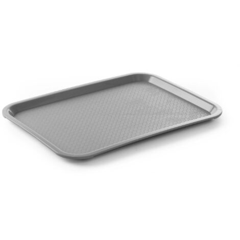 Petit plateau de service pour restauration rapide en polypropylène NOIR 878750