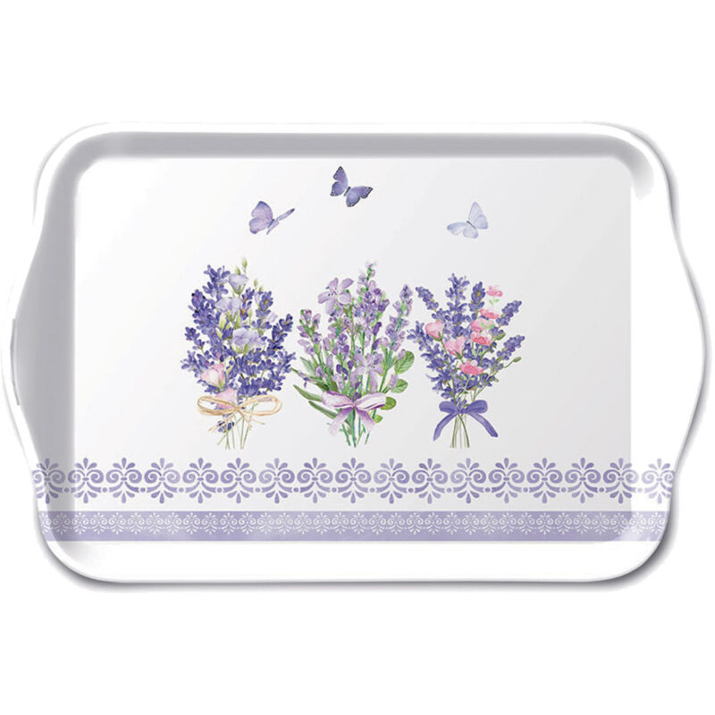 Petit plateau rectangulaire Belle Lavande Petit plateau rectangulaire Belle Lavande