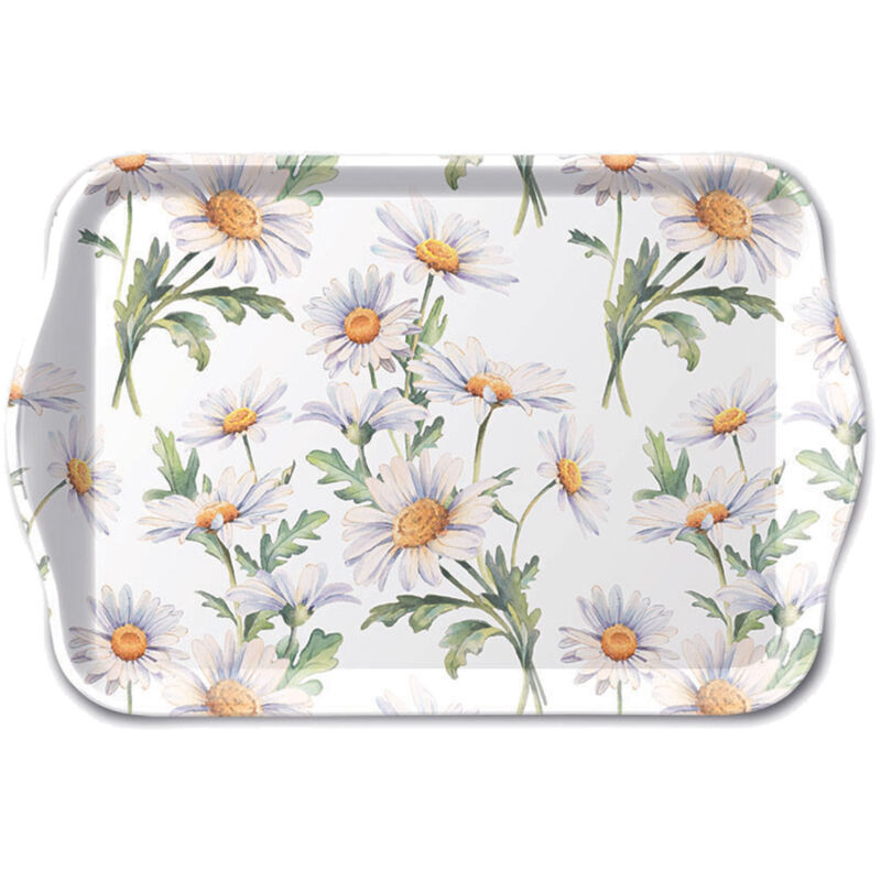 Petit plateau rectangulaire Belles Marguerites Petit plateau rectangulaire Belles Marguerites