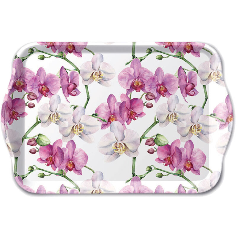 Petit plateau rectangulaire Élégantes Orchidées Petit plateau rectangulaire Élégantes Orchidées