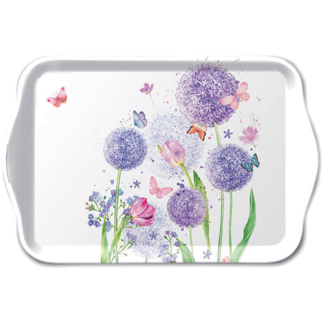 Petit plateau rectangulaire La Beauté des Fleurs