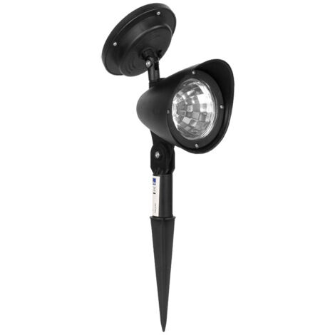 Petit projecteur solaire décoration extérieure veilleuse jardin prise de terre