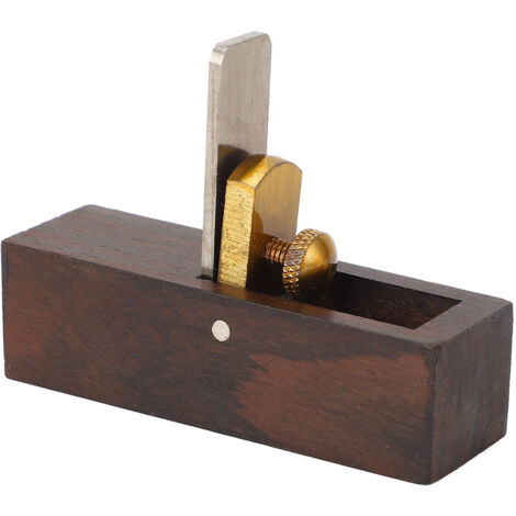 Petit rabot à bois lame HSS en ébène, outil de travail du bois à main pour raboter, coupe, chanfreinage