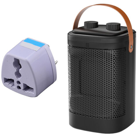 Petit radiateur d'intérieur, radiateur céramique de 1500 W, avec thermostat, 3 modes, radiateur portable, convient aux bureaux, chambres, bureaux et autres endroits.