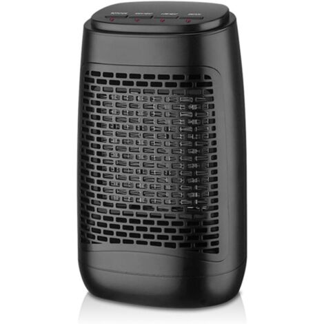 Petit radiateur électrique-1200W chauffage electrique soufflant, Protection contre la surchauffe&Protection contre le basculement mini radiateur soufflant céramique pour la chambre à coucher du bureau
