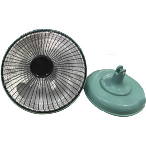 Petit radiateur électrique silencieux pour bureau, maison, dortoir - Ventilateur chauffant vert, prise CN 220V