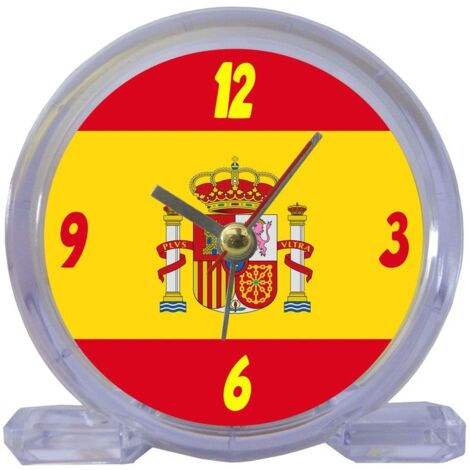 Petit réveil Drapeau Espagnol by Cbkreation
