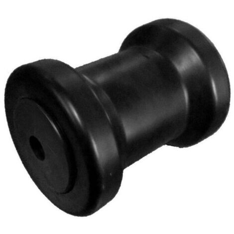 Petit rouleau central noir 130x80 mm - diam axe 15 mm