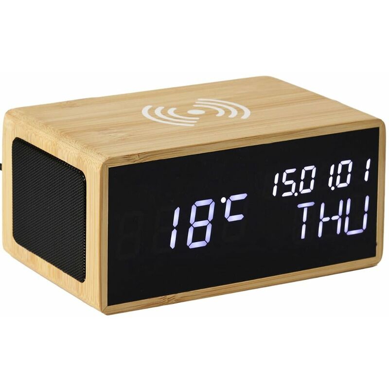 Petit Réveil et chargeur à induction