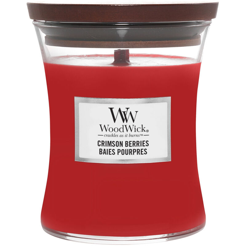 Jarre parfumée mini avec mèche en bois crépitante - baies pourpres - jusqu'à 20 heures de combustion 98080E - Woodwick