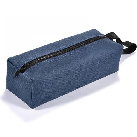 Petit sac à outils petite pochette à outils multifonctionnelle pochette à outils robuste organisateurs d'outils portables pour électriciens charpentier(Bleu)