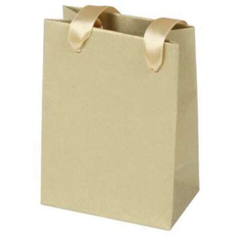 Petit sac cadeau marron 12 x 9 x 5
