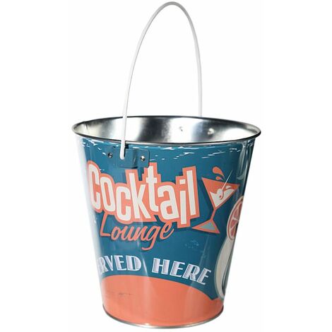 Petit seau à bière en métal Modèle Cocktail