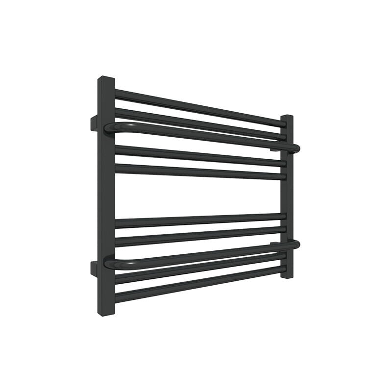 Matisère - Sèche-serviette mixte noir de 500mm de haut et 700mm de large - 324 Watt - LIM500/700V2N