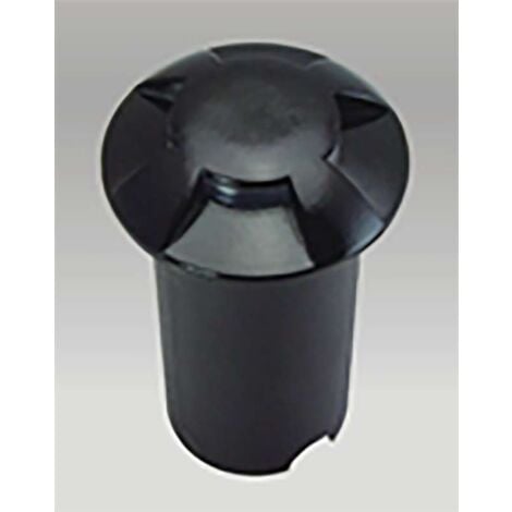 Petit Spot 0,75W LED Encastrable Noir 4 Directions - Blanc Chaud 2700K