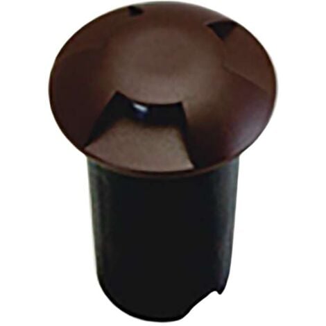 Petit Spot 0,75W LED Marron Encastrable 3 Directions - Blanc du Jour 6000K