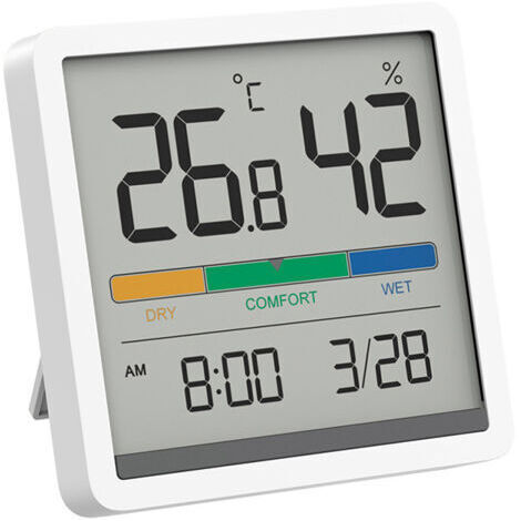 Petit thermomètre d'intérieur, pièces détachées pour réfrigérateur, hygromètre de haute précision, moniteur de température et d'humidité, hygromètre numérique d'intérieur pour un confort accru