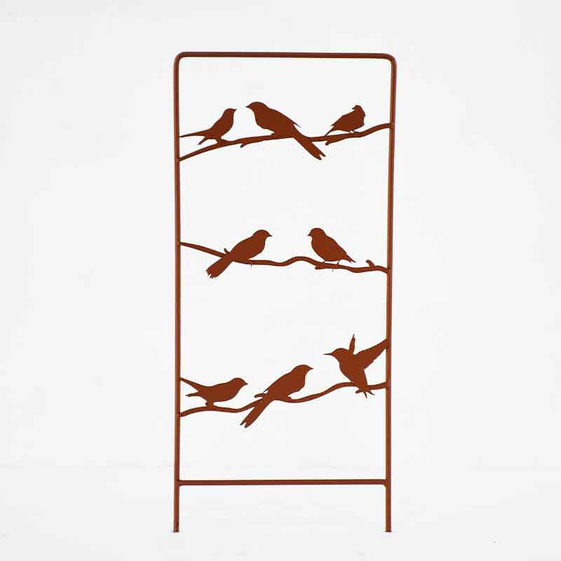 Treillage décoratif en fer oiseaux 15 x 1 x 38 cm Treillage décoratif en fer oiseaux 15 x 1 x 38 cm