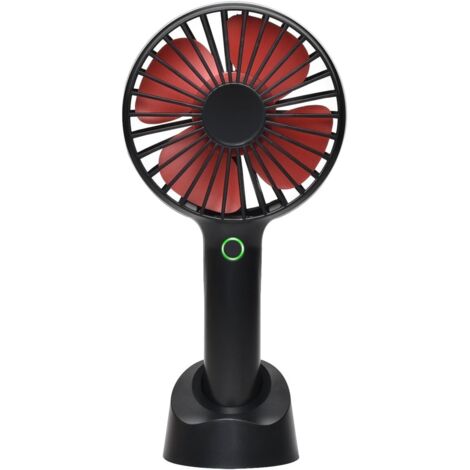 Petit ventilateur portable USB portable petit ventilateur d'été rechargeable portable (noir)