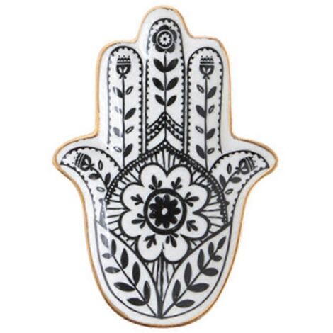 Petite assiette décorative en céramique pour bijoux, cadeau idéal pour les mamans et les filles