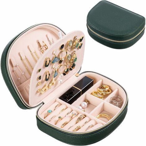 Generic Mini boîte de rangement portable pour bijoux à prix pas cher