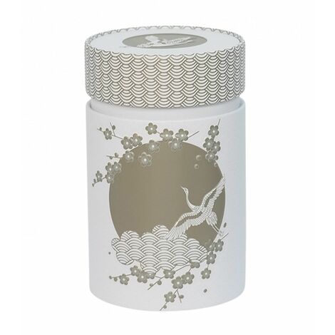 Petite boite Blanche Komorebi pour le thé Contenance 150 gr