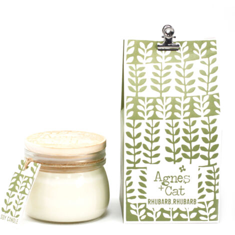 Petite bougie en pot Kilner - Rhubarbe Rhubarbe- Vendu par 1