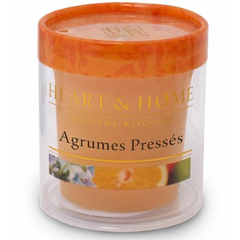 Petite bougie heart and home agrumes