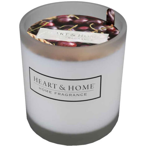Petite bougie heart and home cerise noire gourmande