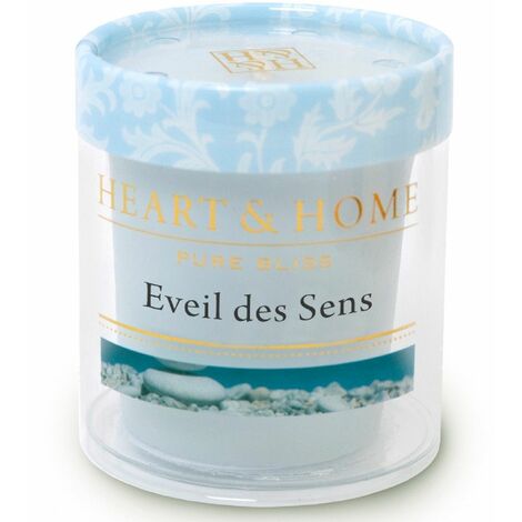 Petite bougie heart and home éveil des sens